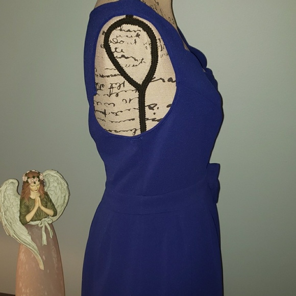 New Modcloth L & M Sleeveless Scallop Bow Dress - Picture 5 of 8